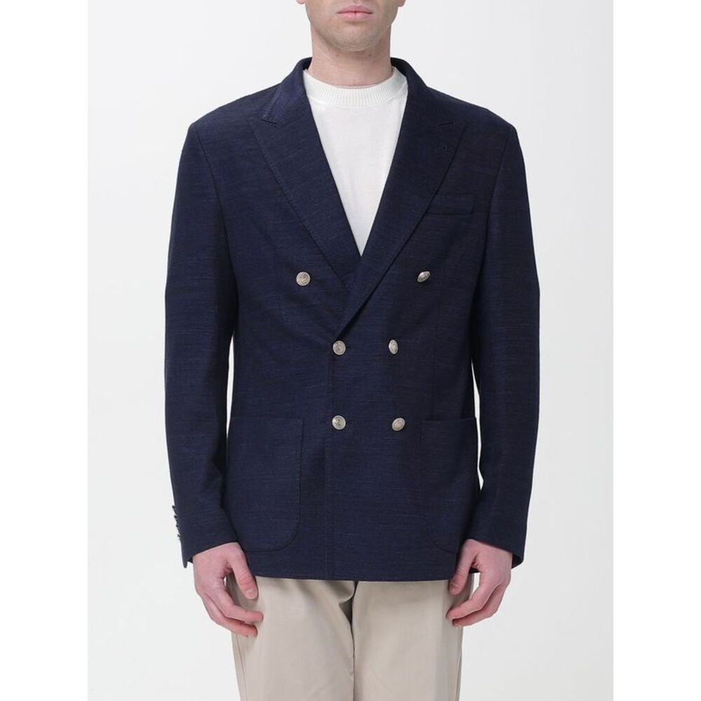 Eleventy Jacket Men Blue